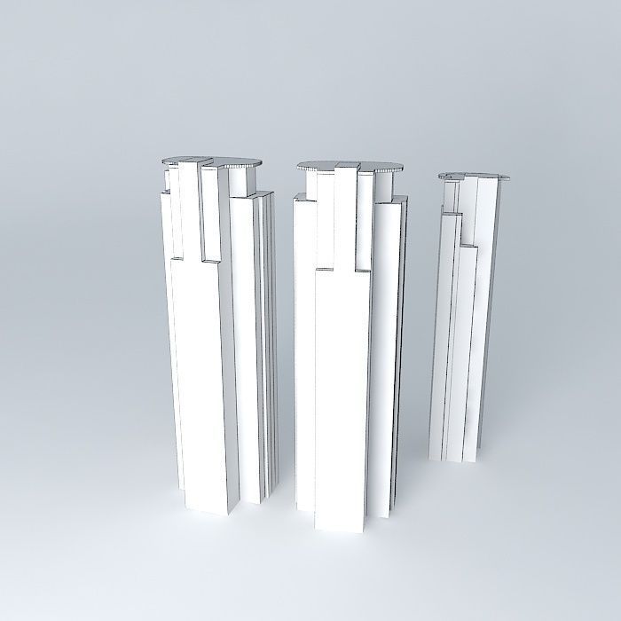 Tomson Riviera Towers 3D model_4