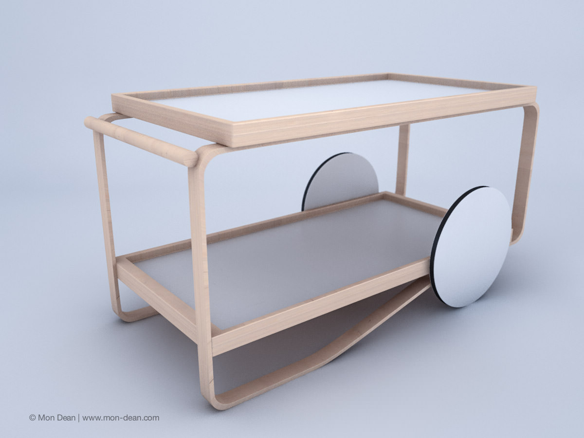 Alvar Aalto s Furnitures Collection 1 Enhanced Edition 3D model_27