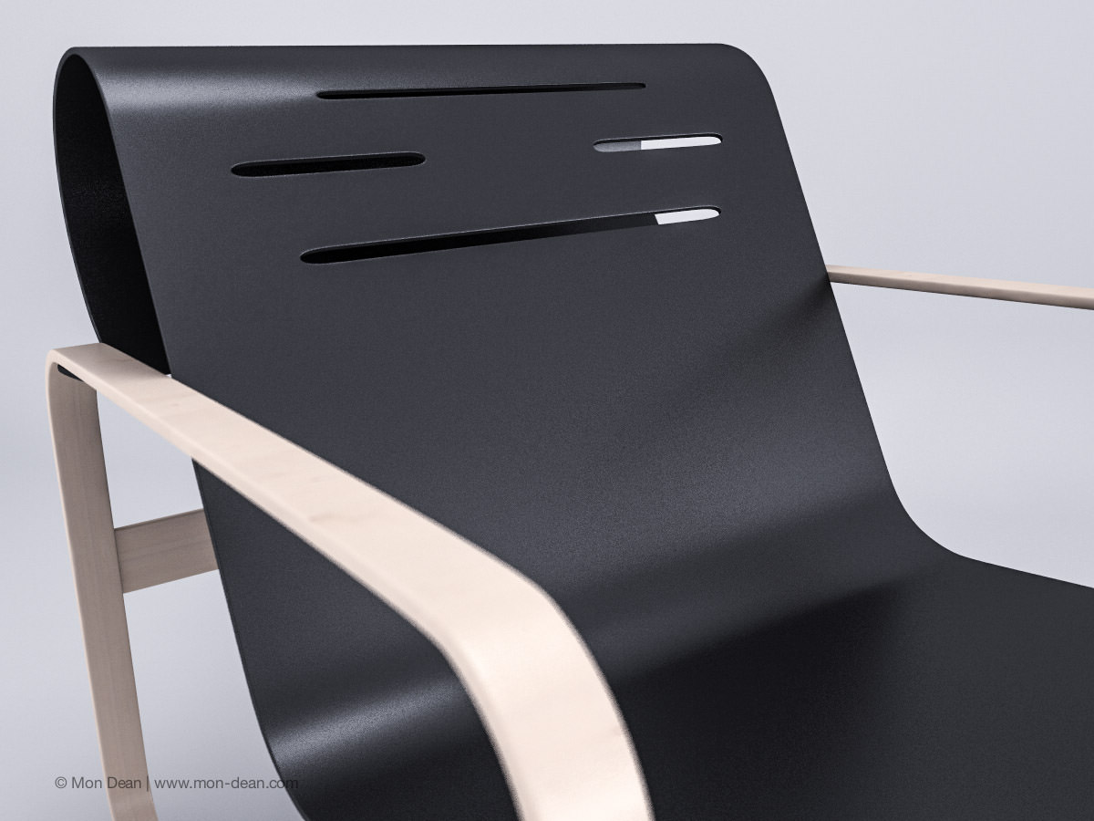 Alvar Aalto s Furnitures Collection 1 Enhanced Edition 3D model_9