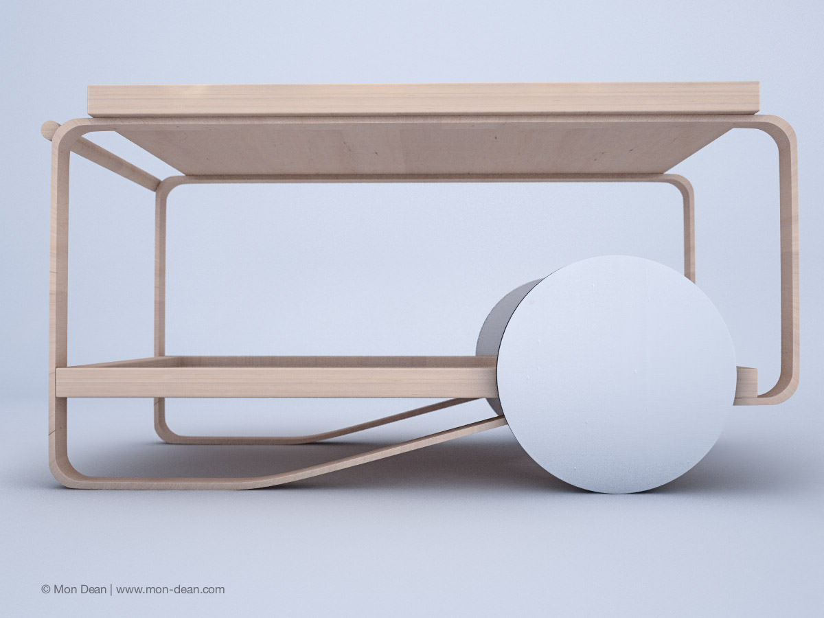 Alvar Aalto s Furnitures Collection 1 Enhanced Edition 3D model_30
