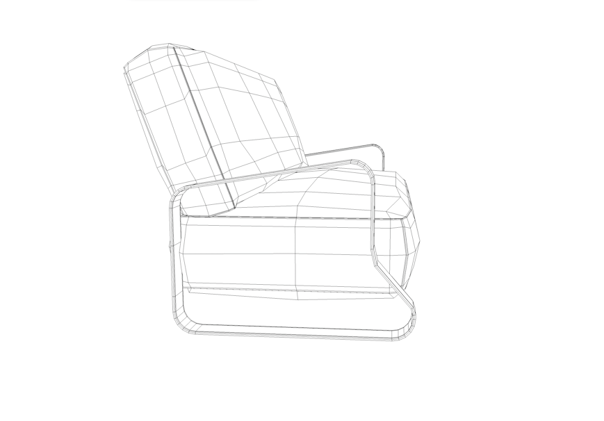 Alvar Aalto s Furnitures Collection 1 Enhanced Edition 3D model_17
