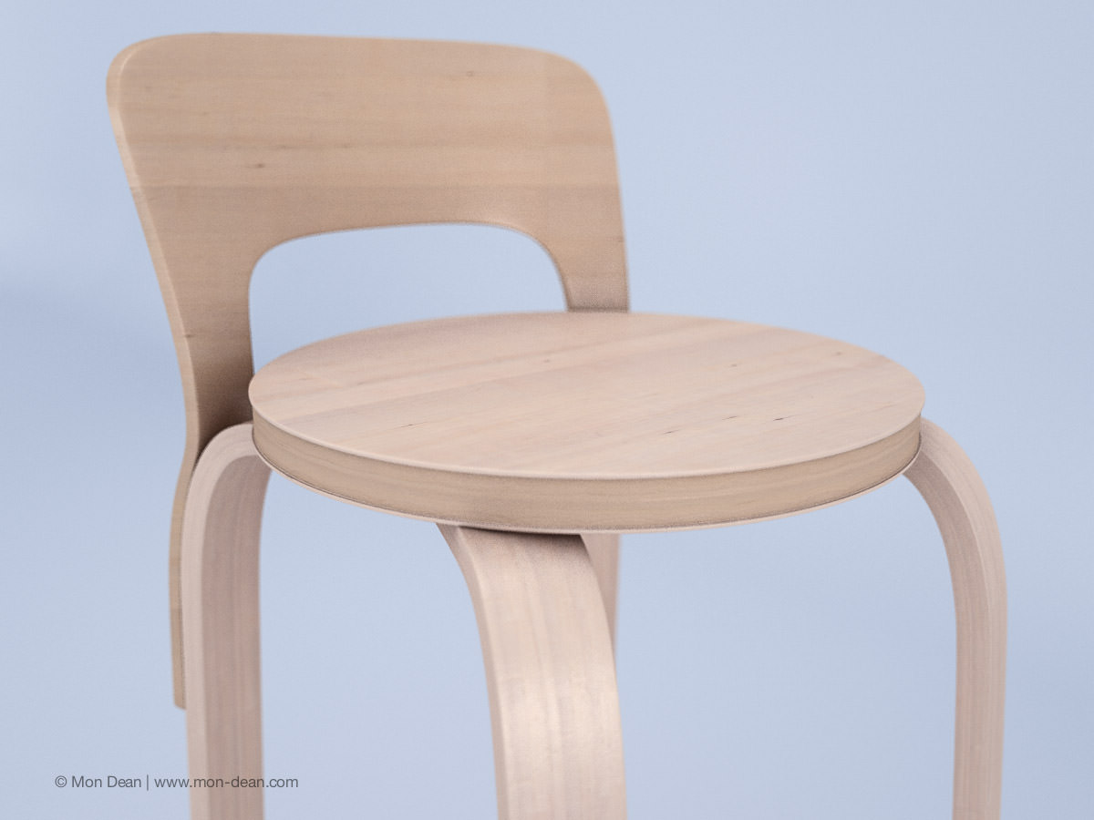 Alvar Aalto s Furnitures Collection 1 Enhanced Edition 3D model_20