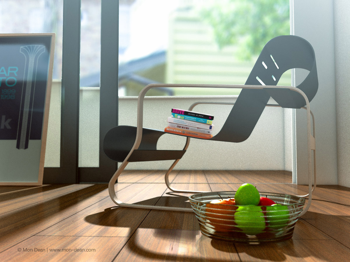 Alvar Aalto s Furnitures Collection 1 Enhanced Edition 3D model_2