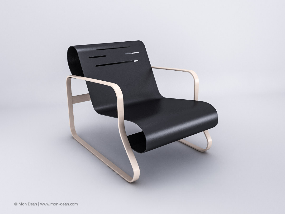 Alvar Aalto s Furnitures Collection 1 Enhanced Edition 3D model_7