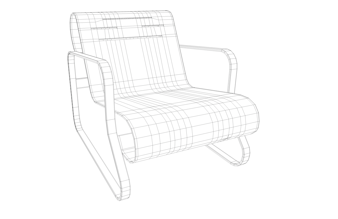 Alvar Aalto s Furnitures Collection 1 Enhanced Edition 3D model_10