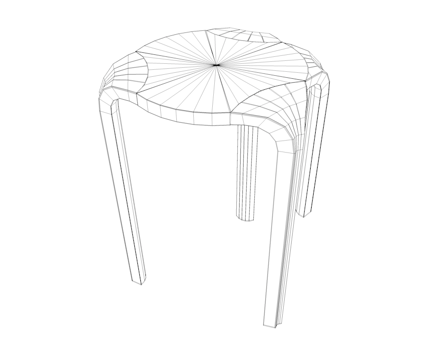 Alvar Aalto s Furnitures Collection 1 Enhanced Edition 3D model_28