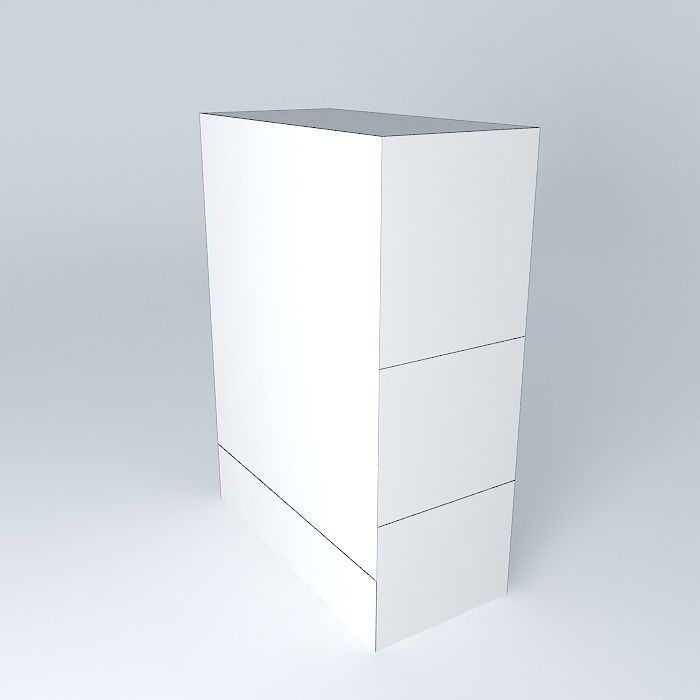 Apartment Building on A406 London 3D model_4