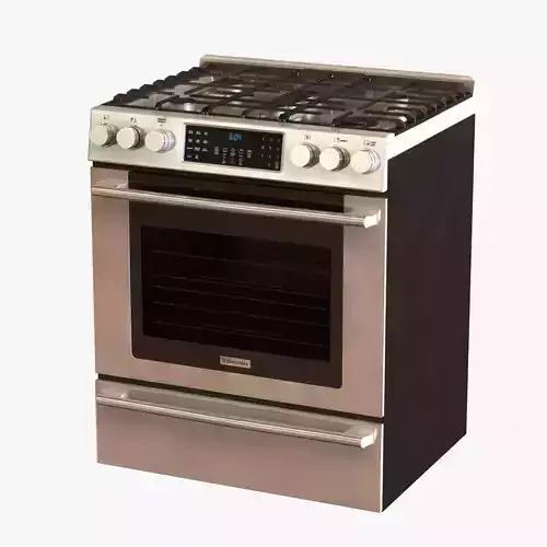 Electrolux EI30GF45QS gas range front control freestanding 3D model