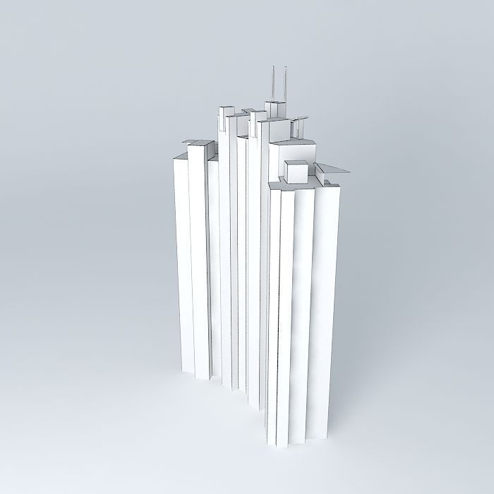 Shimao Riviera Garden Tower 2 3D model_4