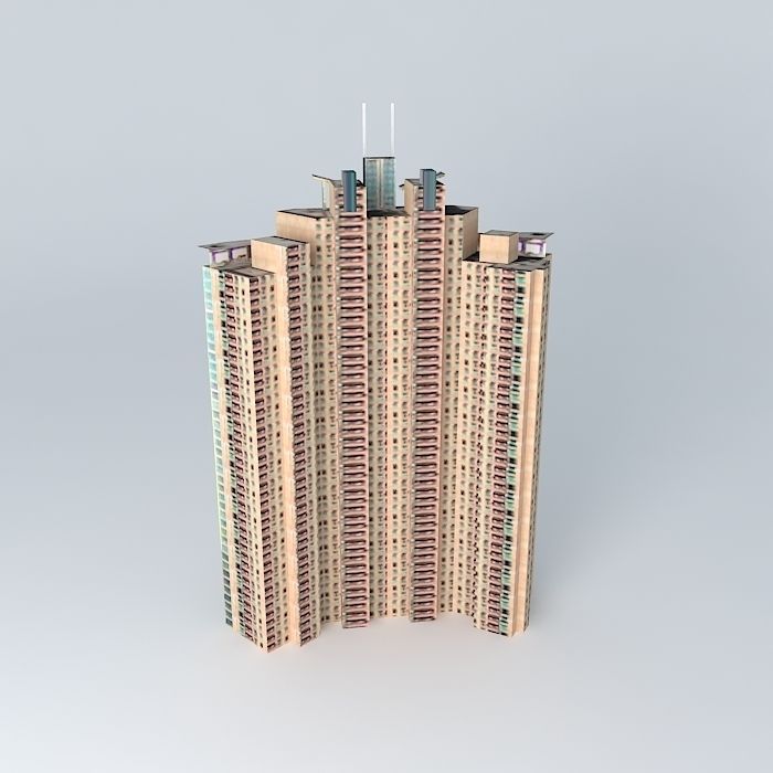 Shimao Riviera Garden Tower 2 3D model_2