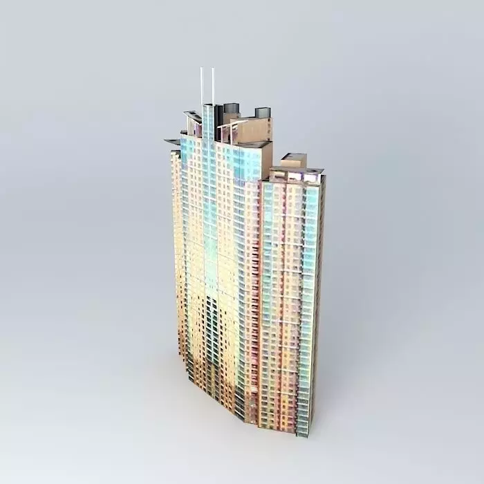 Shimao Riviera Garden Tower 2 3D model_0