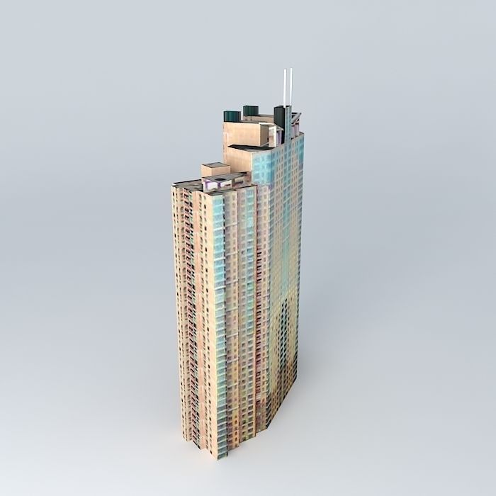 Shimao Riviera Garden Tower 2 3D model_1