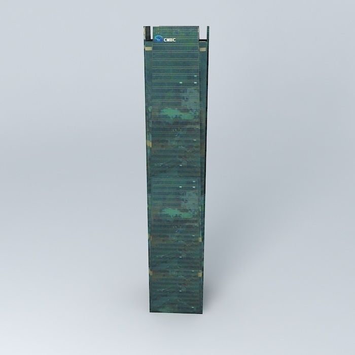 Minsheng Bank Building CMBC Tower 3D model_2