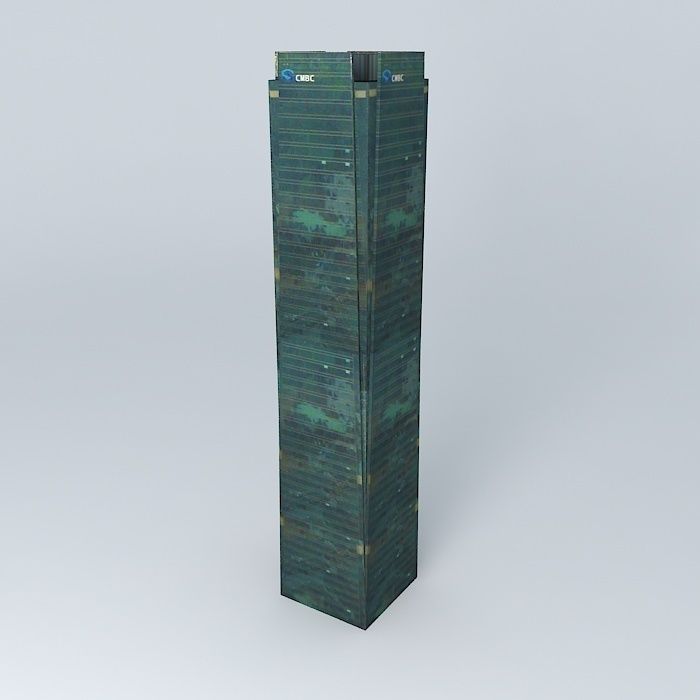 Minsheng Bank Building CMBC Tower 3D model_1
