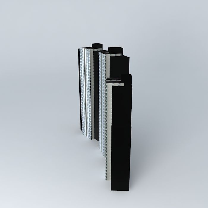 Summit Residences  3D model_2