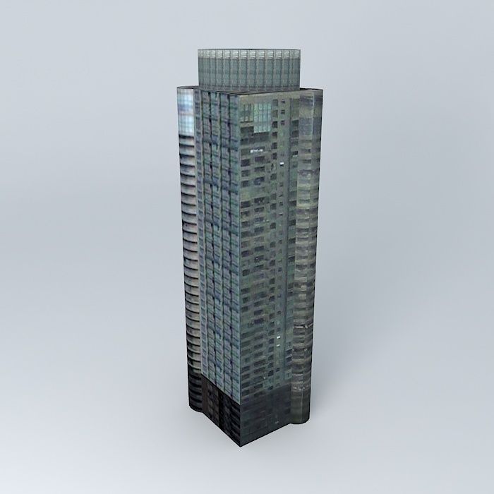 Fortune Garden Tower 4 3D model_2