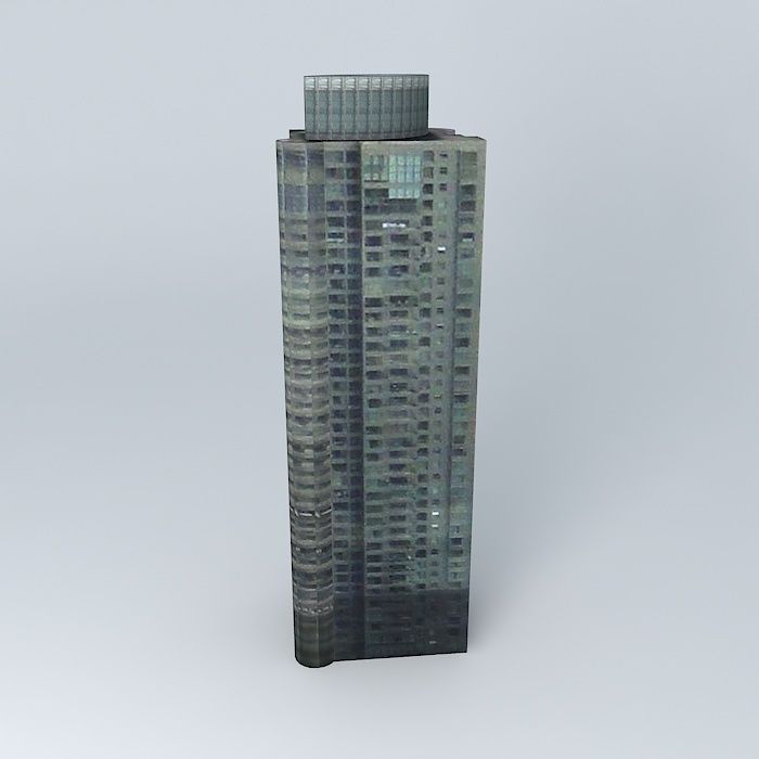 Fortune Garden Tower 4 3D model_1