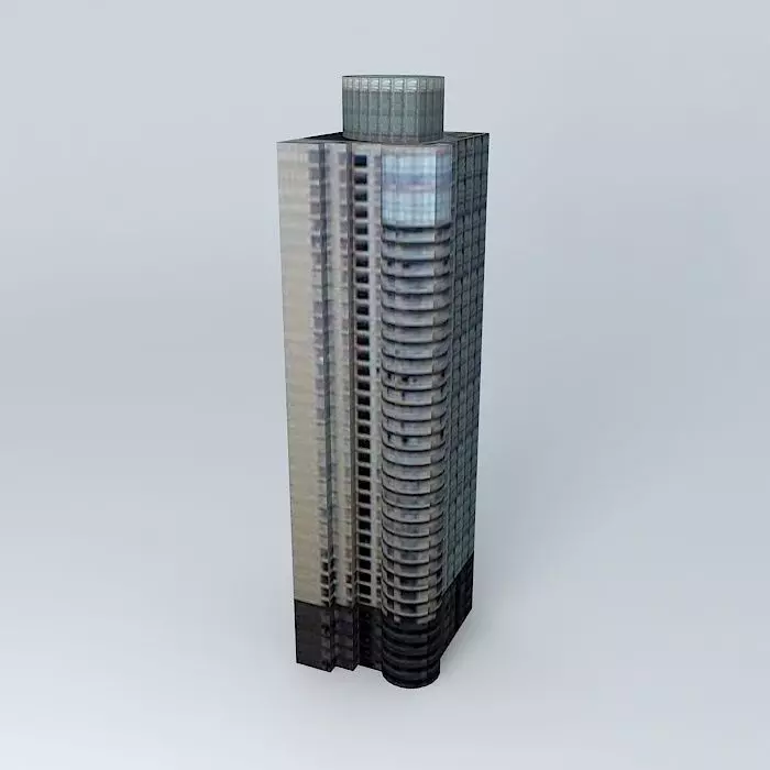 Fortune Garden Tower 4 3D model_0
