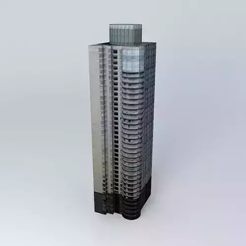 Fortune Garden Tower 4 3D model
