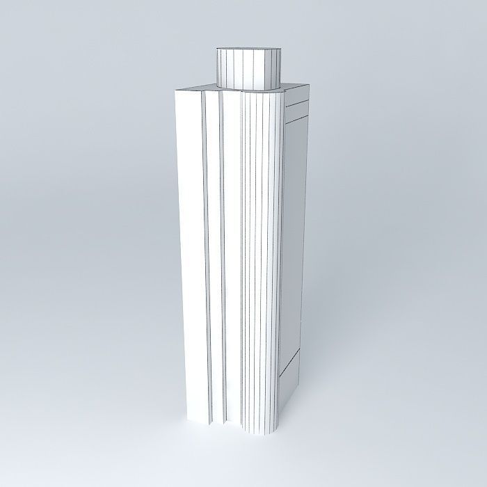 Fortune Garden Tower 4 3D model_3