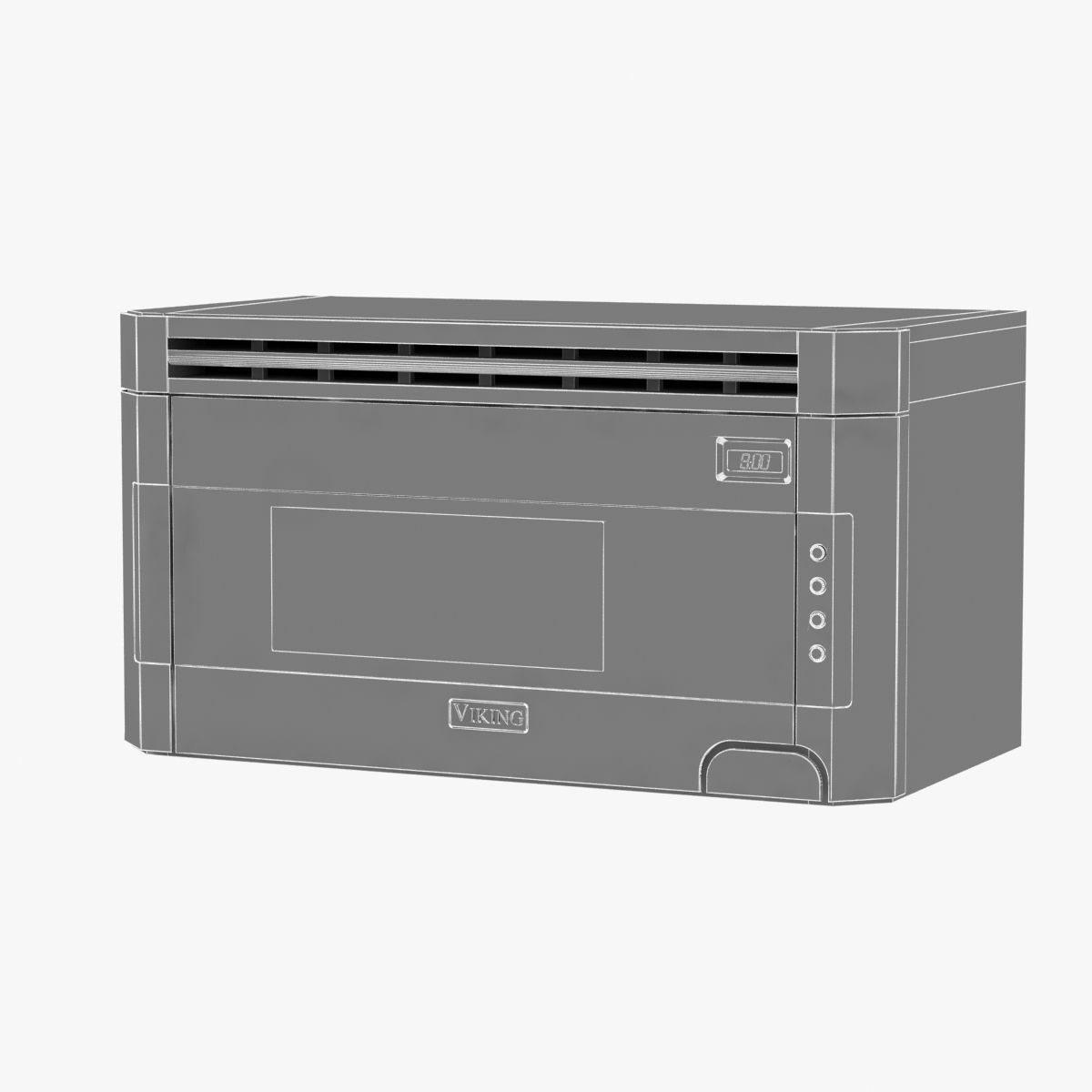 Viking RVMH330 Conventional microwave hood 3D model_3