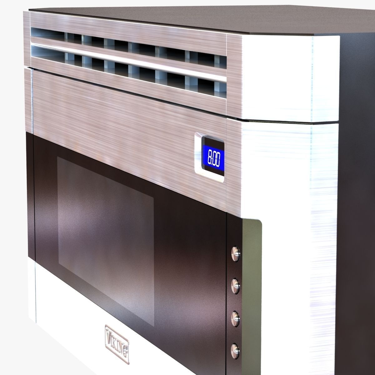 Viking RVMH330 Conventional microwave hood 3D model_1