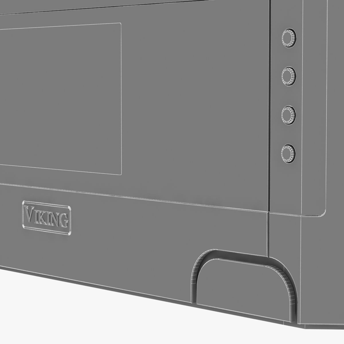 Viking RVMH330 Conventional microwave hood 3D model_6