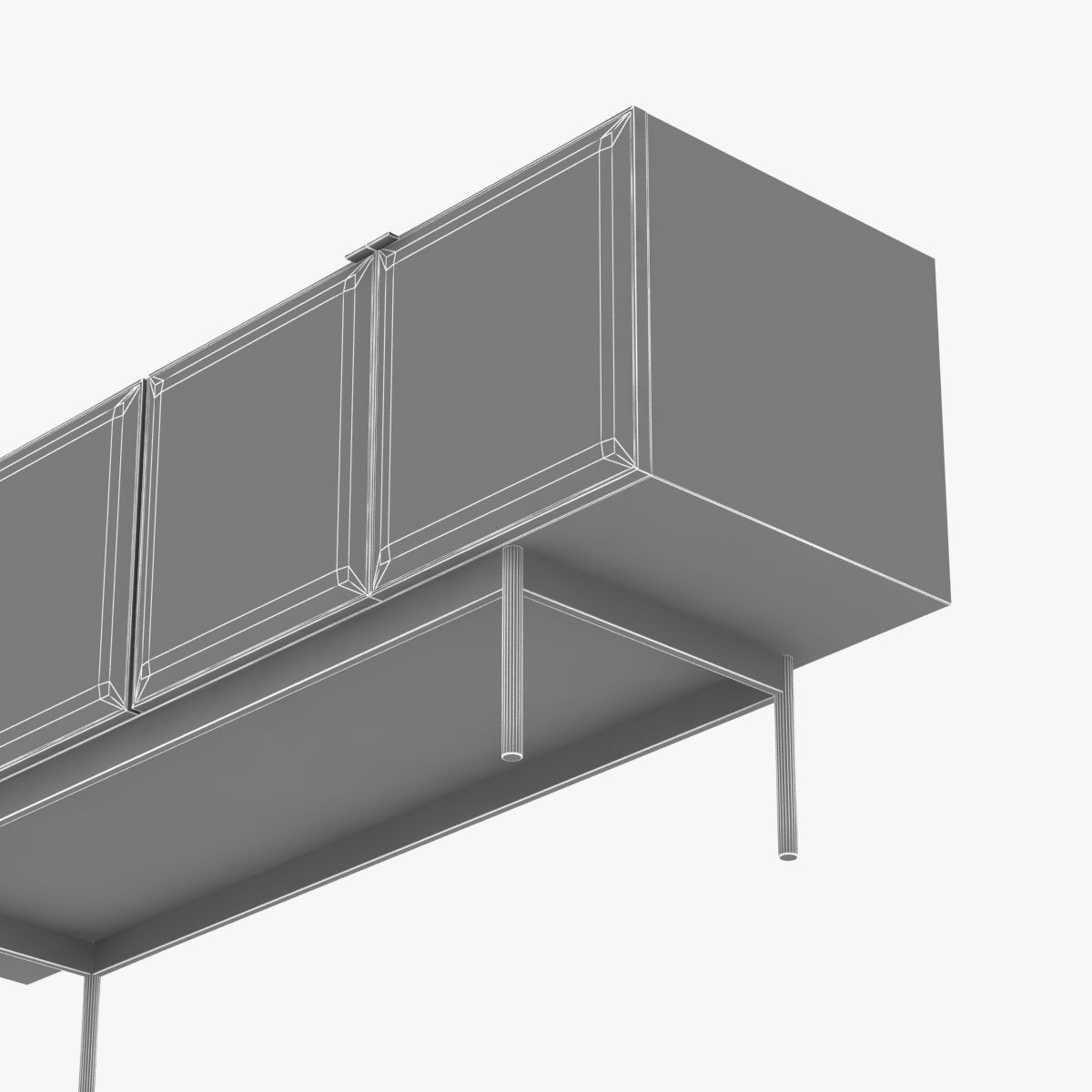 Minotti morrison side board 3D model_2