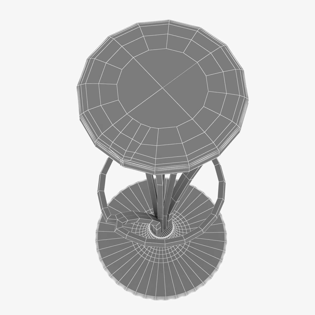 Bar Stools in Leather Designed by Piet Hein for Fritz Hansen 3D model_2