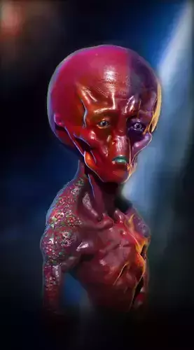 Alien Lord 3D model