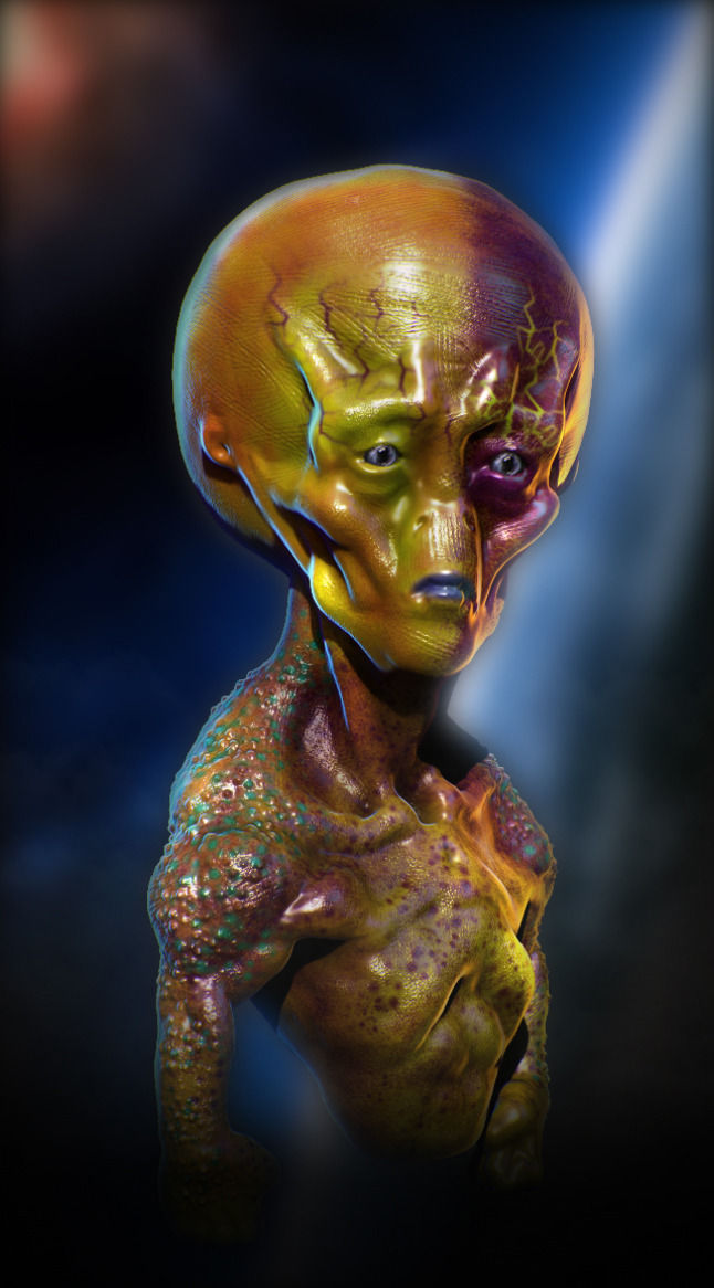 Alien Lord 3D model_1