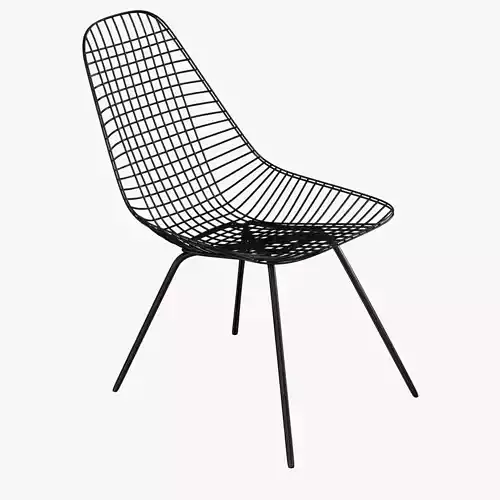 Classic  Eames DKX wire side chair