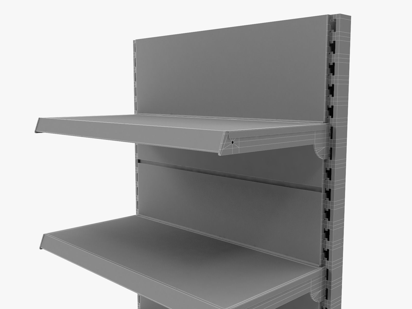 Supermarket Shelf 3D model_8