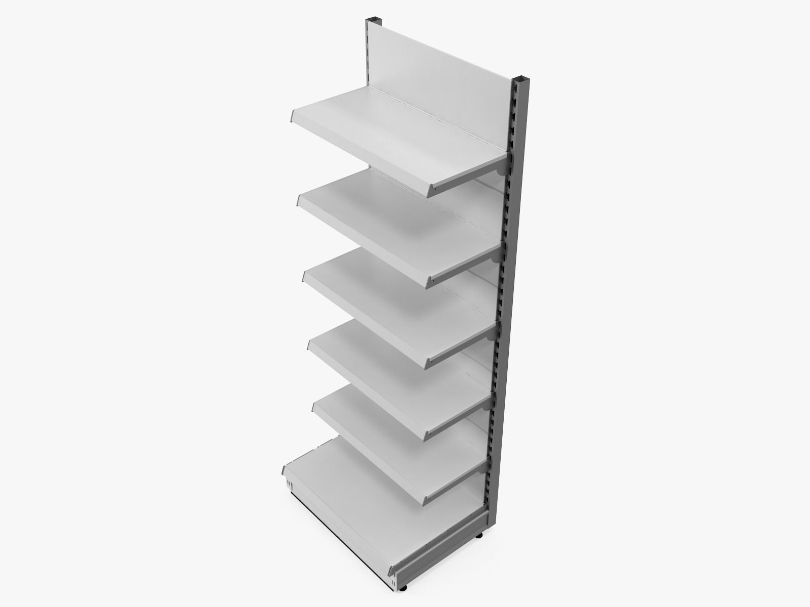 Supermarket Shelf 3D model_3