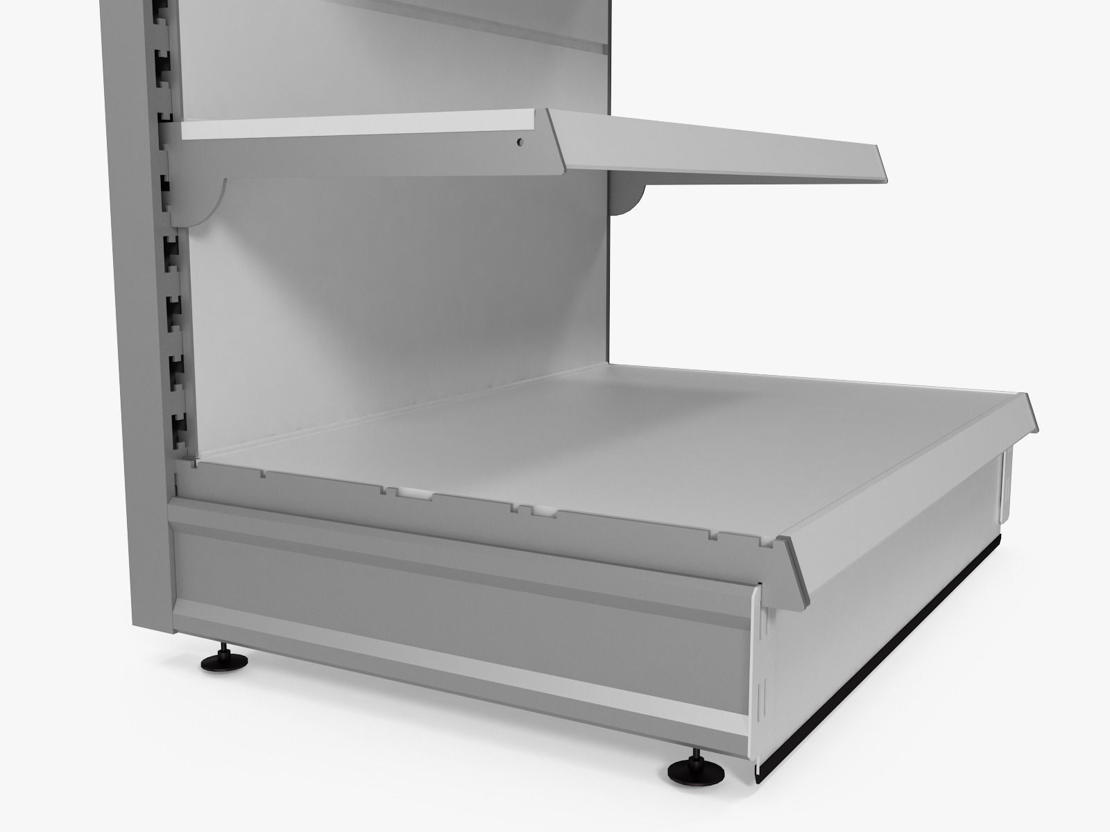 Supermarket Shelf 3D model_4
