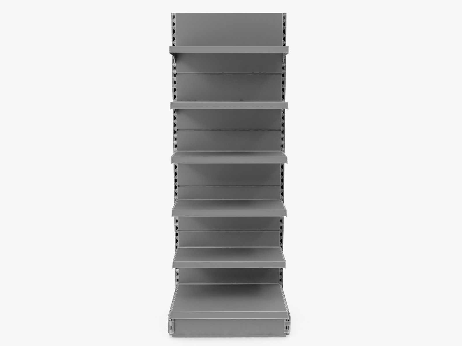 Supermarket Shelf 3D model_9