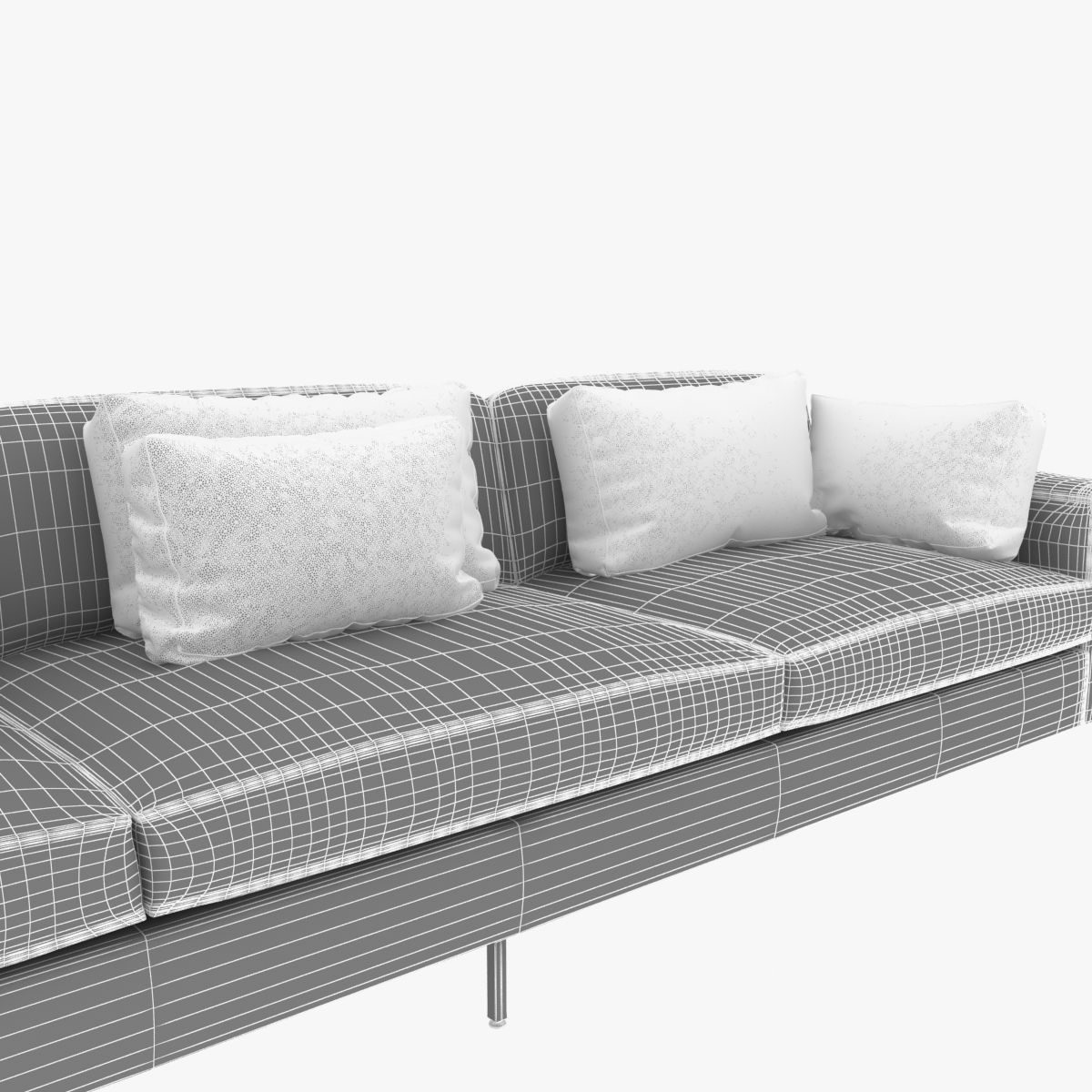 ralph pucci upholstery 3 seat sofa 3D model_6
