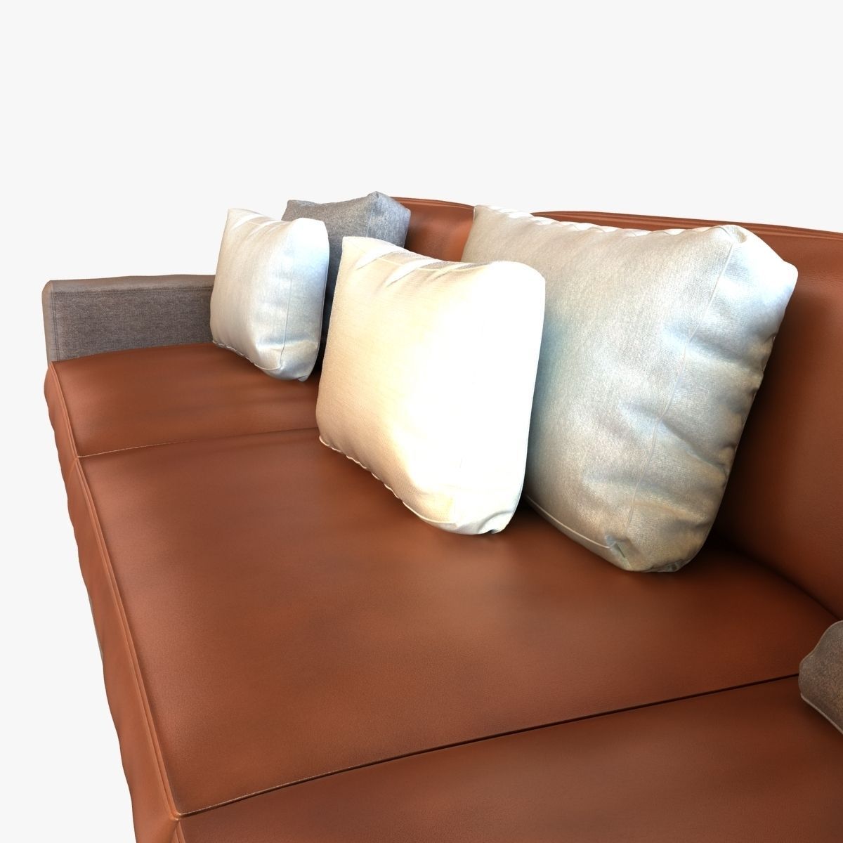 ralph pucci upholstery 3 seat sofa 3D model_5