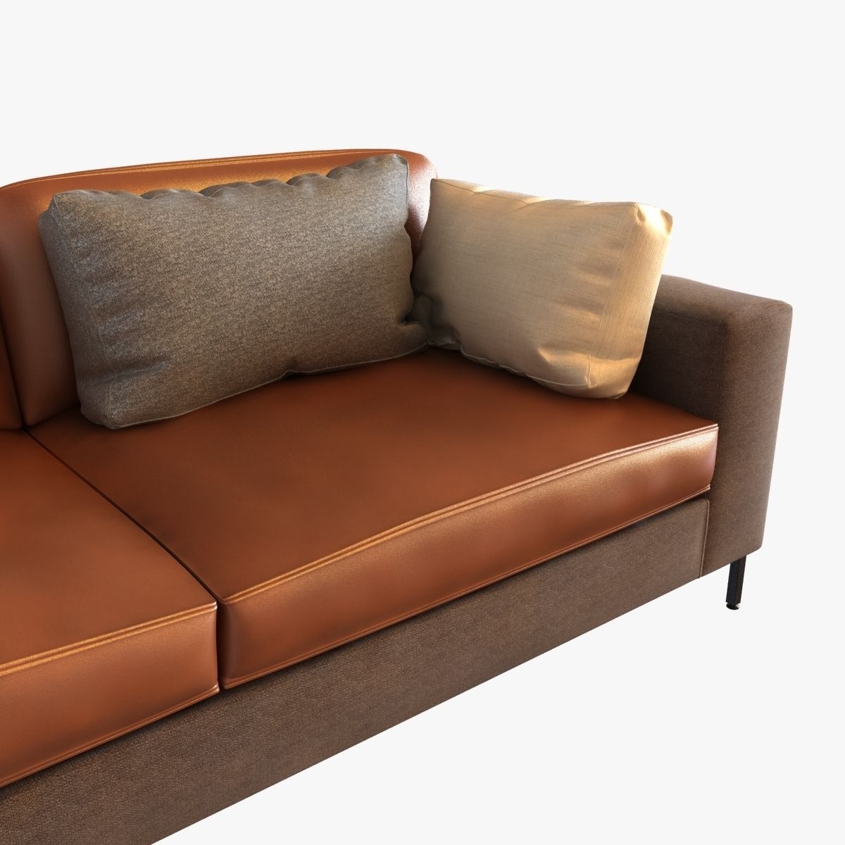 ralph pucci upholstery 3 seat sofa 3D model_3