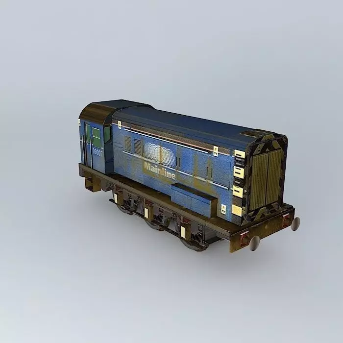 Eco Rail Track Shunter Dummy Old Steam Days Free 3D model