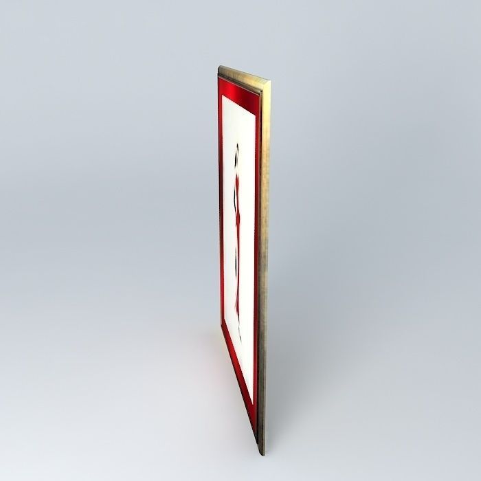 Lady in Red 1 By Marilyn Robertson Free 3D model_2