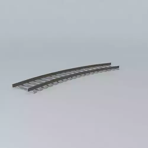 Eco Rail Track Short Curve Concrete Sleepers