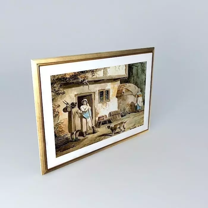 Old England 319th Century Hampshire Free 3D model_0