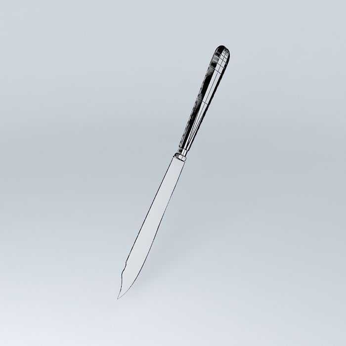 TITANIC 1st Class Fish Knife Replica Free 3D model_3