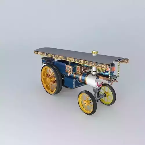 Burrell Showmans 4000 Ex Mayor 1925 Free 3D model