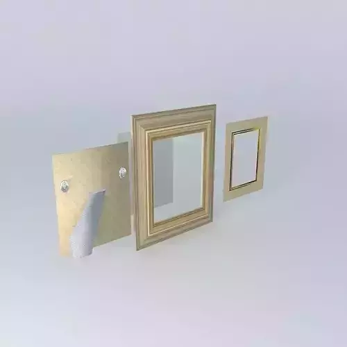 Picture Frame Bespoke Edwardian Complete with Mount Back Glass