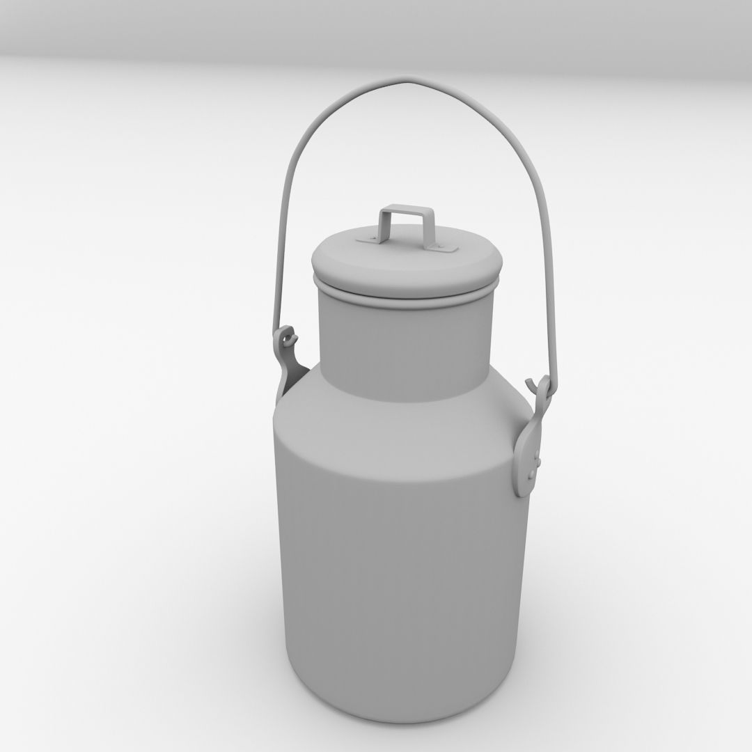 Milk Can 3D model_3