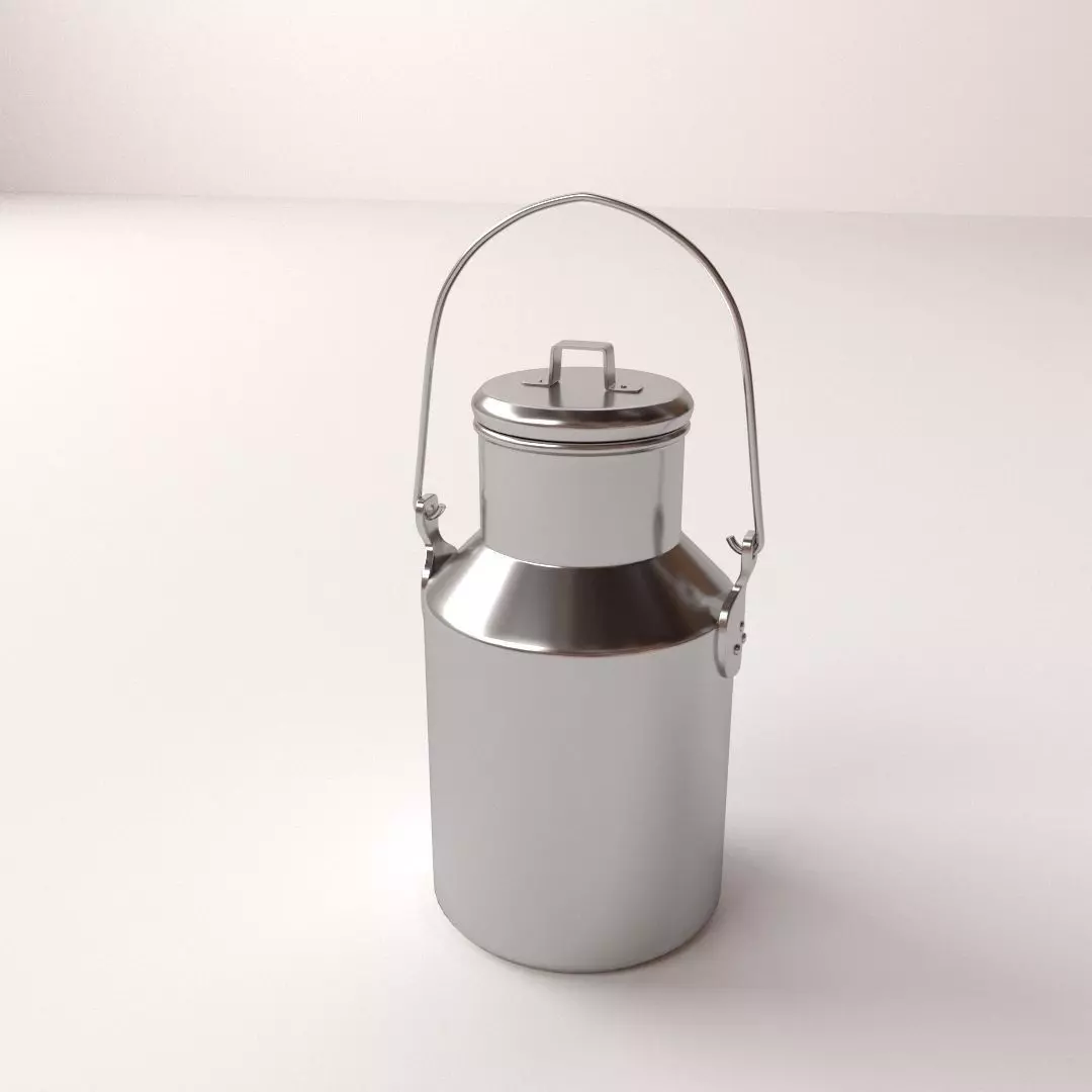 Milk Can 3D model_0