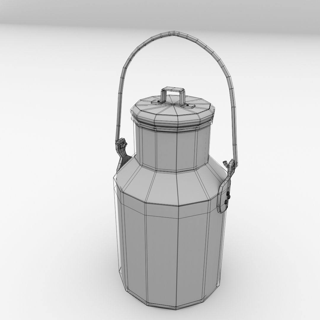 Milk Can 3D model_4