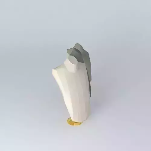 Ladies Necklace Display Busts Free 3D model